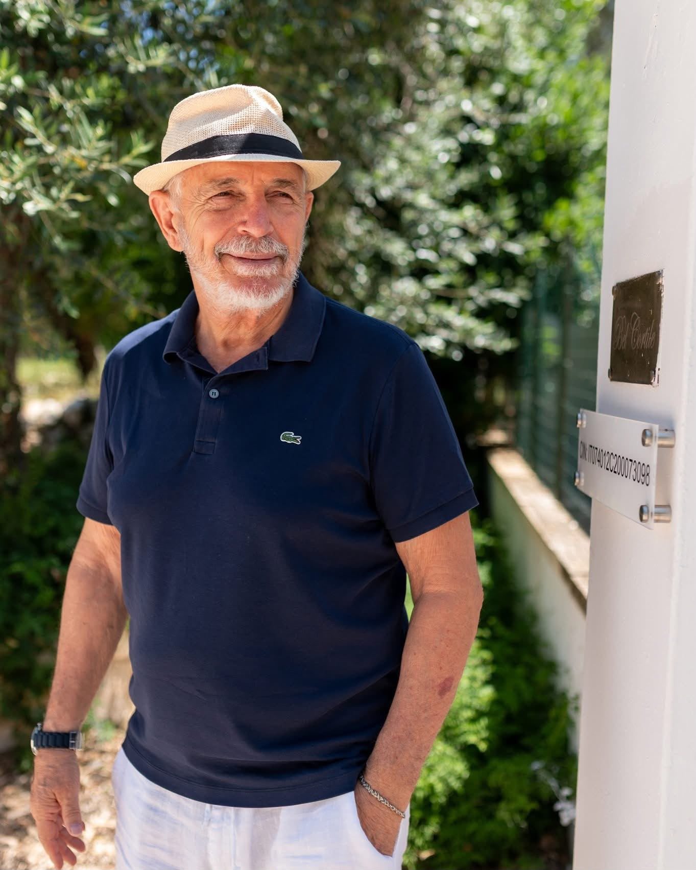 Il proprietario della Masseria Bel Cortile
